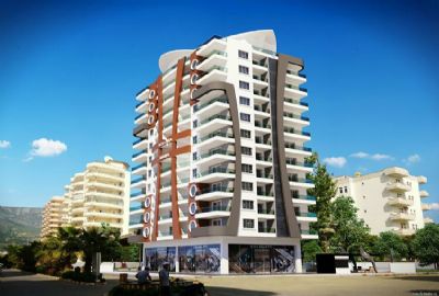 New, attractive apartments in Mahmutlar